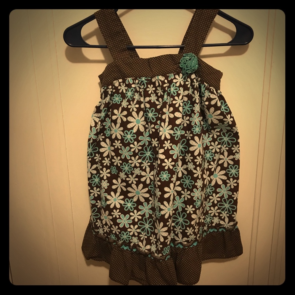 Girl’s Sweet Heart Rose Flower Top 6X